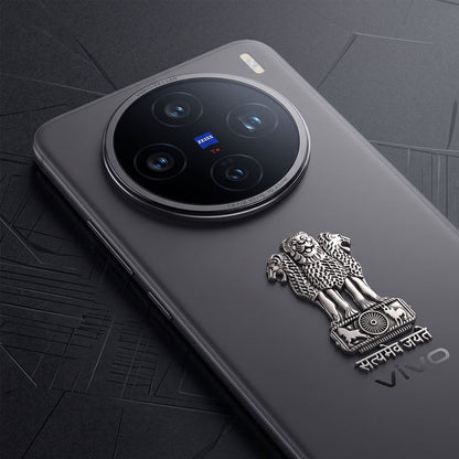 Vivo X200T 5G Compatible Satyamev Jayate 3D Metal Emblem Sticker