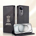 Vivo V40 Pro 5G Metal Satyamev Jayate 2-in-1 Emblem Magnetic Flip Wallet Case