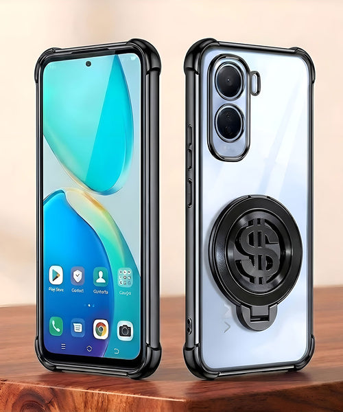 Vivo T5 Pro 5G Four Corner Airbags 100% Original Astro Money Magnet Rotating Dollar Case