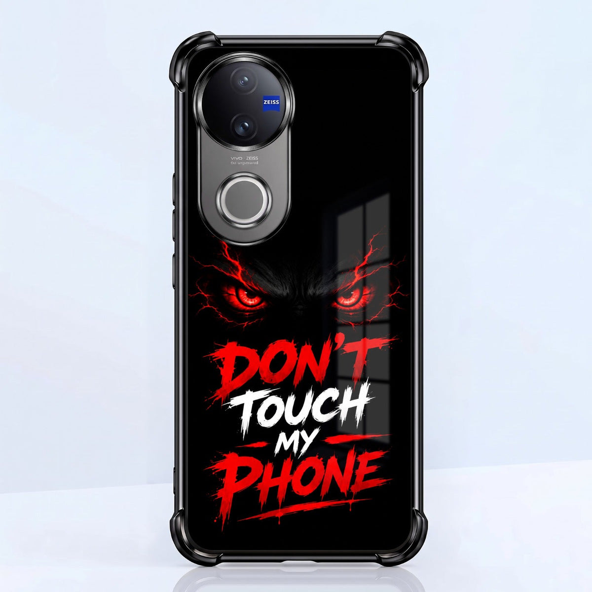 Vivo V50 5G Don't Touch My Phone Airbags Printed Back Case
