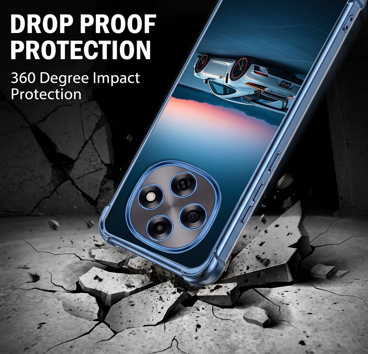 Oppo F31 Pro 5G Porsche  Airbags Printed Back Case