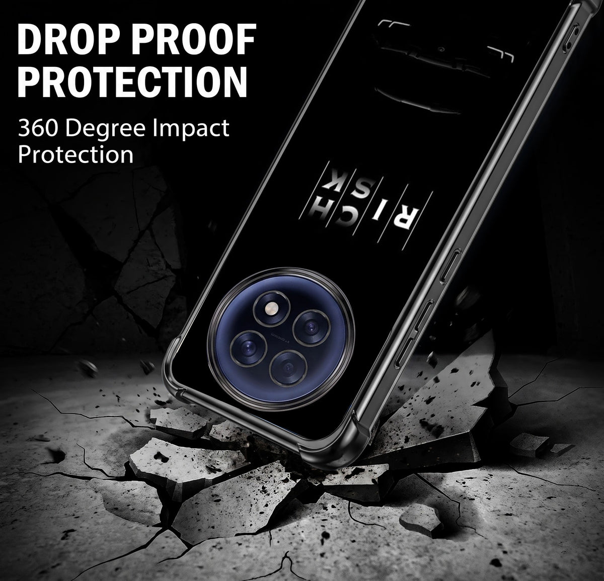 Oppo F31 Pro+ 5G Midnight Risk Airbags Printed Back Case