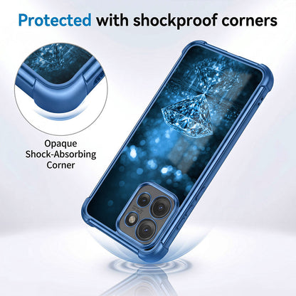 Motorola Edge 50 Neo 5G Blue Diamond Airbags Printed Back Case