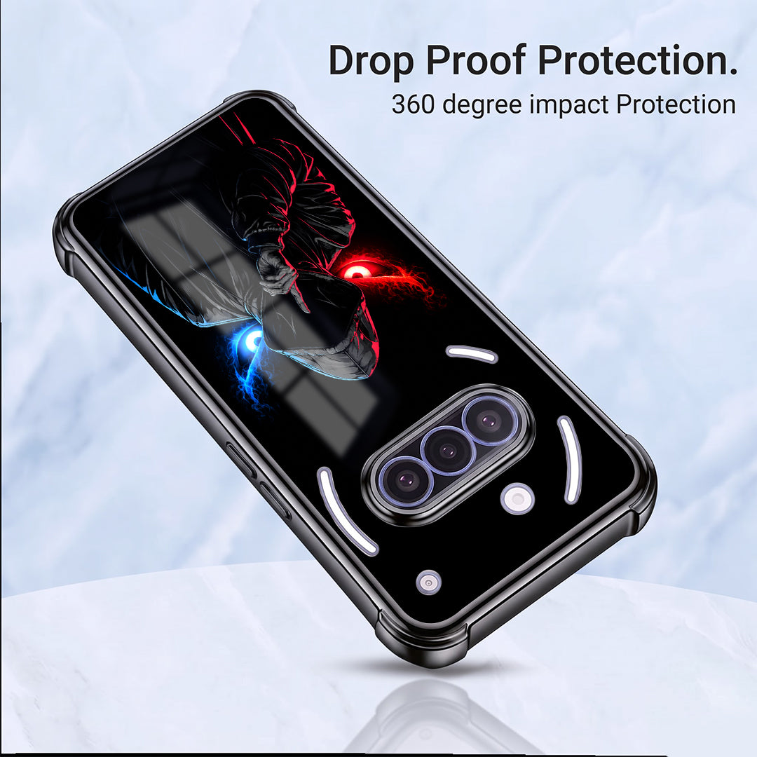 Nothing Phone 3a 5G Hooded Shadow Demon Airbags Printed Back Case