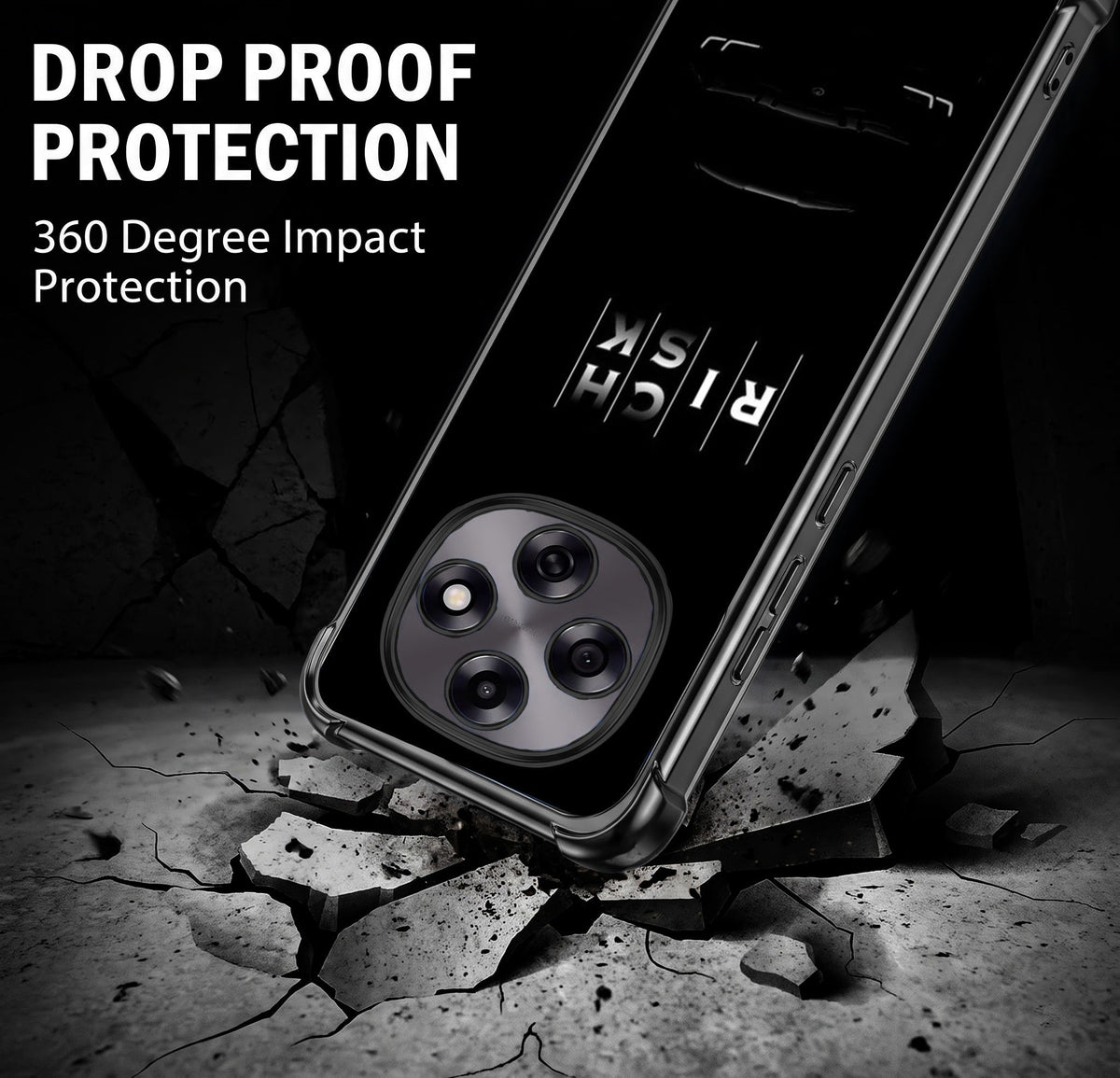Oppo F31 Pro 5G Midnight Risk Airbags Printed Back Case