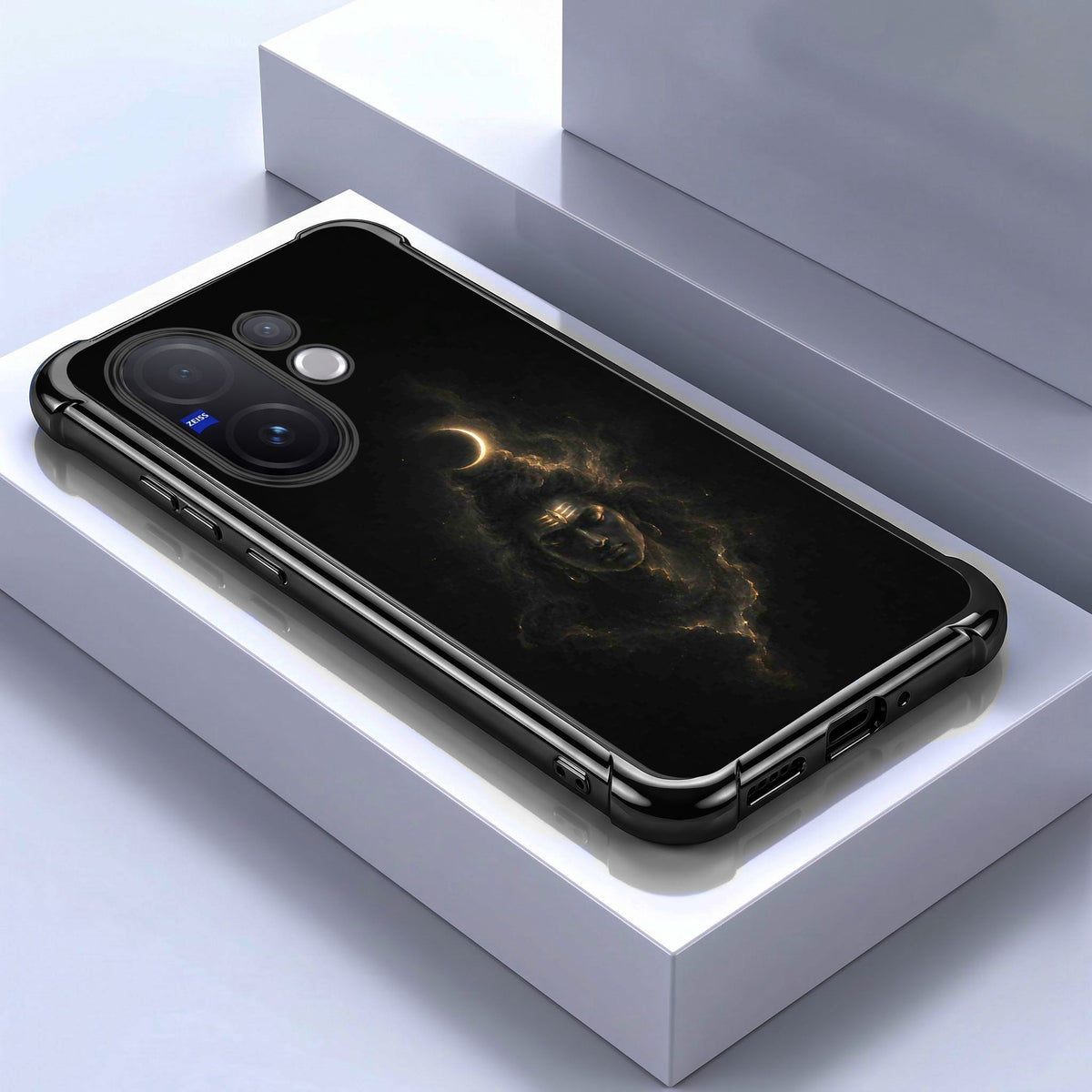 Vivo V60 5G Divine Mahadev Airbags Printed Back Case
