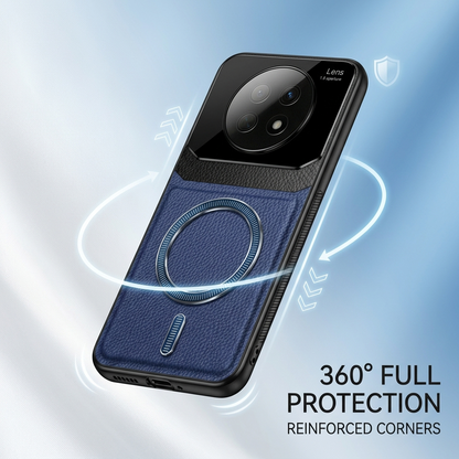 Oppo F29 Pro 5G Premium Magsafe Magnetic Leather Lens Protective Case