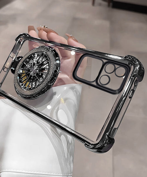 Vivo V30 Pro 5G Premium Stress Buster Wheel Rotating Shockproof Airbags Case