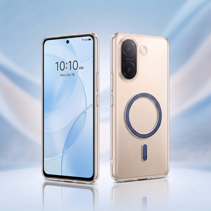Vivo V60e 5G Transparent Anti-Yellow MagSafe Shockproof Case