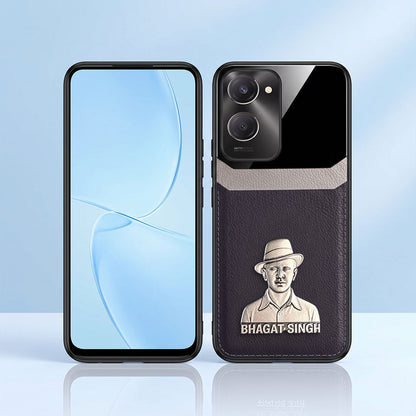 Vivo Y28s 5G Shaheed Bhagat Singh 3D Metal Leather Back Case