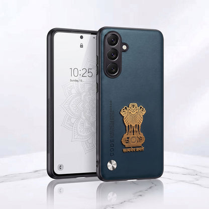Samsung Galaxy A35 5G Satyamev Jayate Vegan Leather Back Case