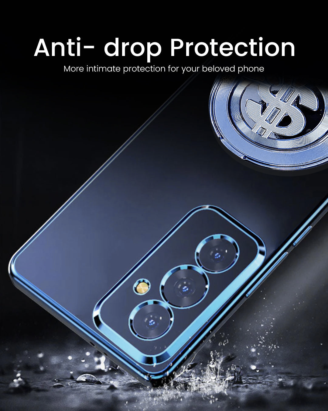 Samsung Galaxy A55 5G Electroplating Dollar Case