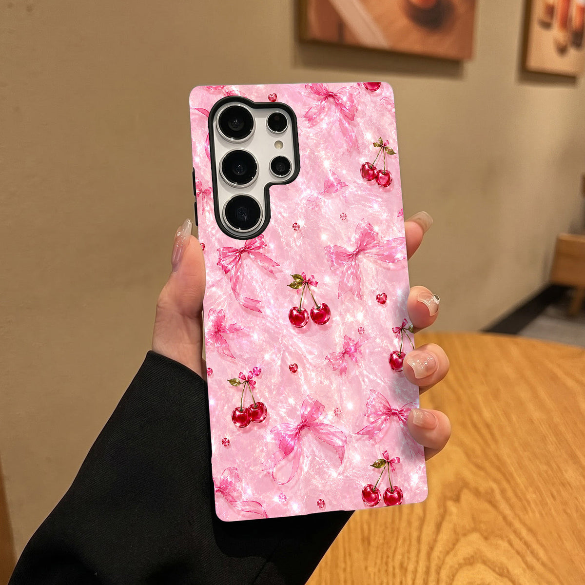 Samsung Galaxy S25 Ultra 5G Pink Cherry Blossom Protective Case