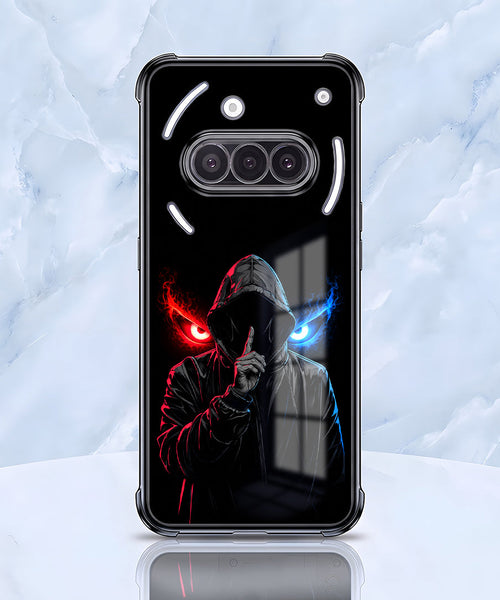 Nothing Phone 3a 5G Hooded Shadow Demon Airbags Printed Back Case