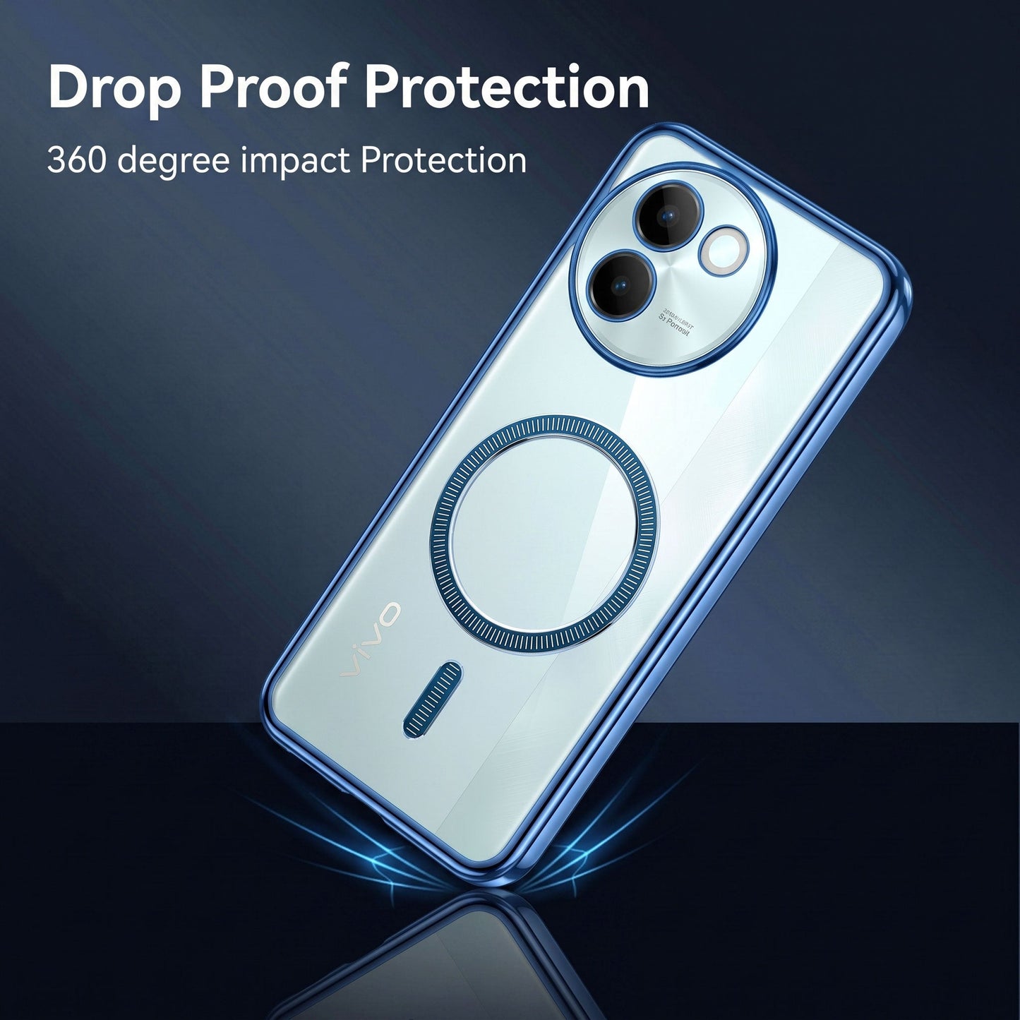 Vivo V30e 5G Electroplated Magnetic Magsafe Case