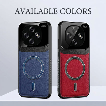 Oppo F31 Pro 5G Premium Magsafe Magnetic Leather Lens Protective Case