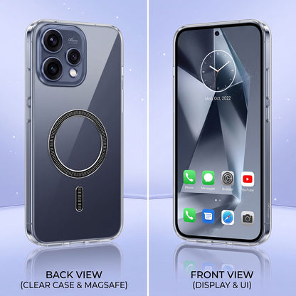 Oppo Reno 15 Pro Mini 5G Transparent Anti-Yellow MagSafe Shockproof Case