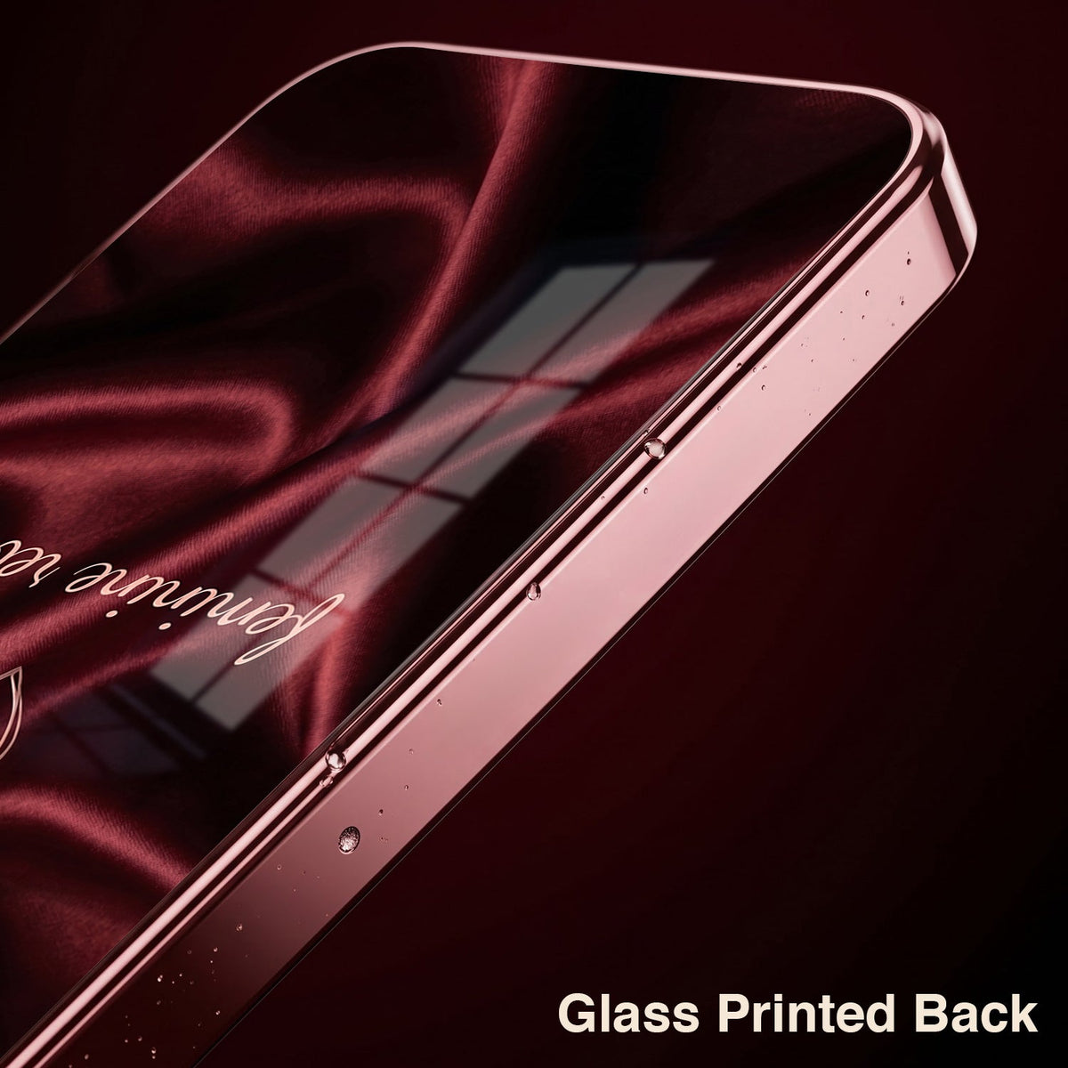 Samsung Galaxy A56 5G Feminine Rebel Burgundy Electroplated Glass Back Case