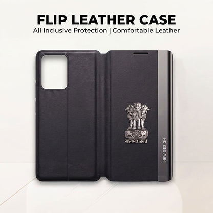 Oppo A3 Pro 5G Satyamev Jayate Flip Leather Case