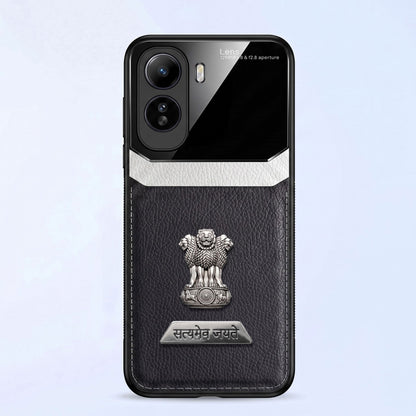 Vivo T5 Pro 5G Satyamev Jayate 2-in-1 Emblem Leather Lens Protective Back Case