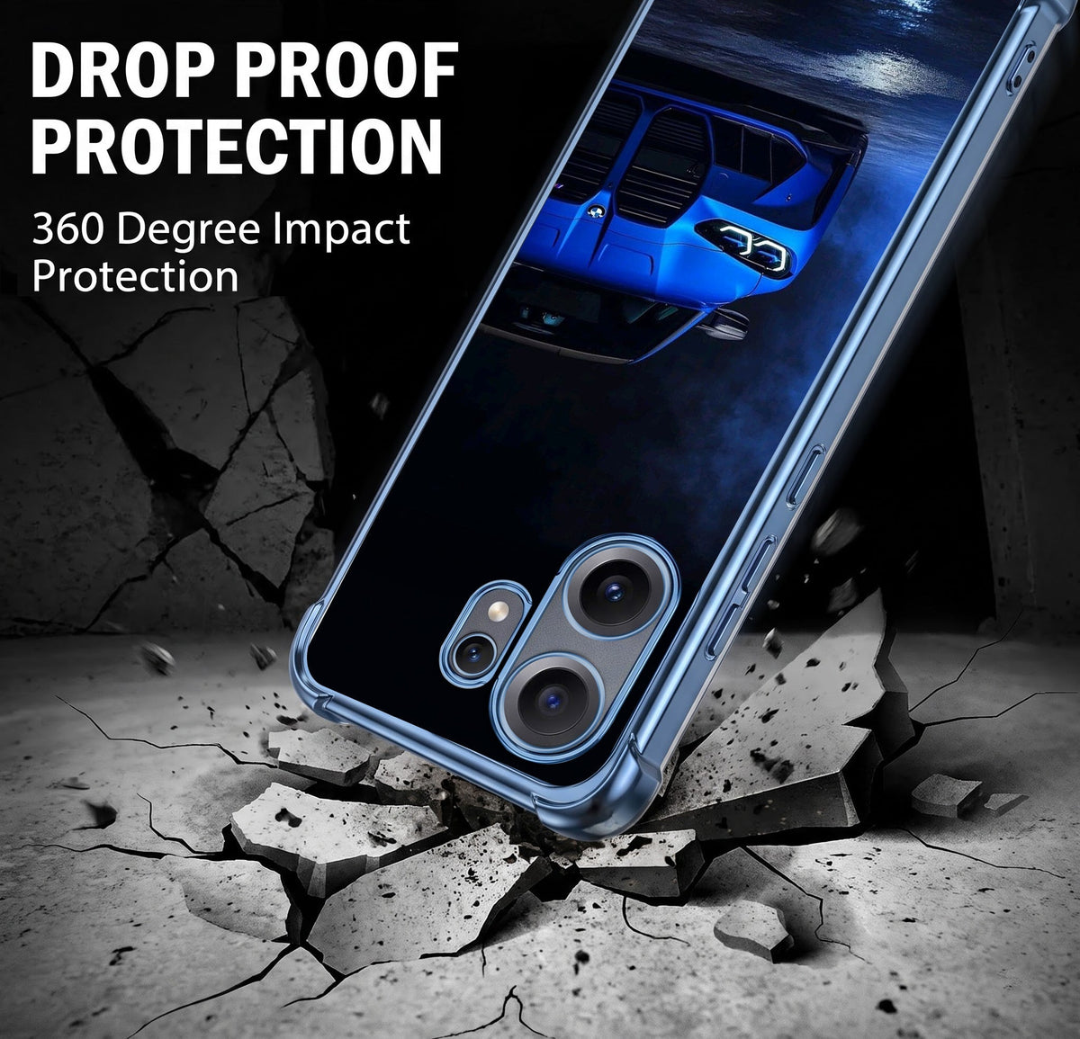 Nothing Phone 2 Pro 5G BMW Sport Car Airbags Printed Back Case