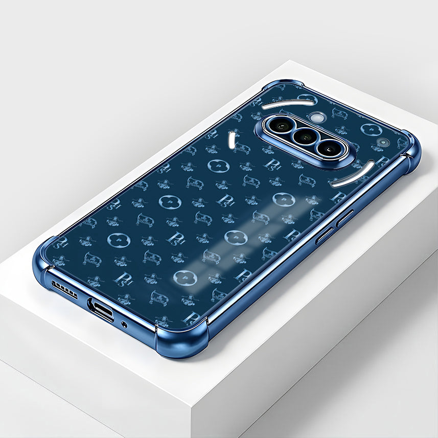 Nothing Phone 3a 5G Luxury Monogram Blue Airbags Printed Back Case