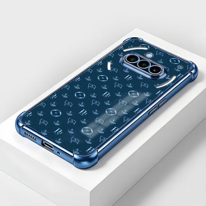 Nothing Phone 3a 5G Luxury Monogram Blue Airbags Printed Back Case