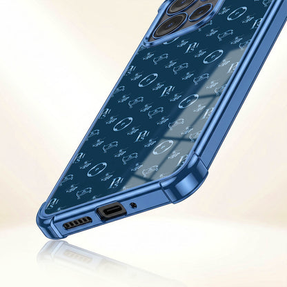 Motorola Edge 50 5G Luxury Monogram Blue Airbags Printed Back Case