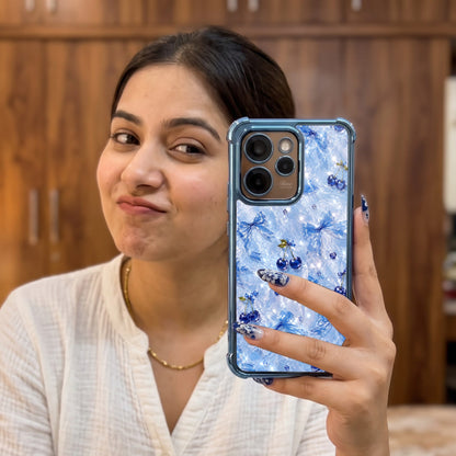 Oppo Reno 15 Pro Mini 5G Blue Cherry Airbags Printed Back Case