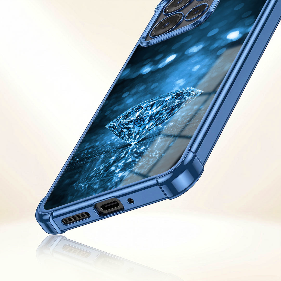 Motorola Edge 50 5G Blue Diamond Airbags Printed Back Case