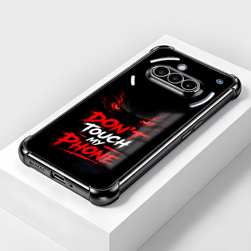 Nothing Phone 3a 5G Don't Touch My Phone Airbags Printed Back Case