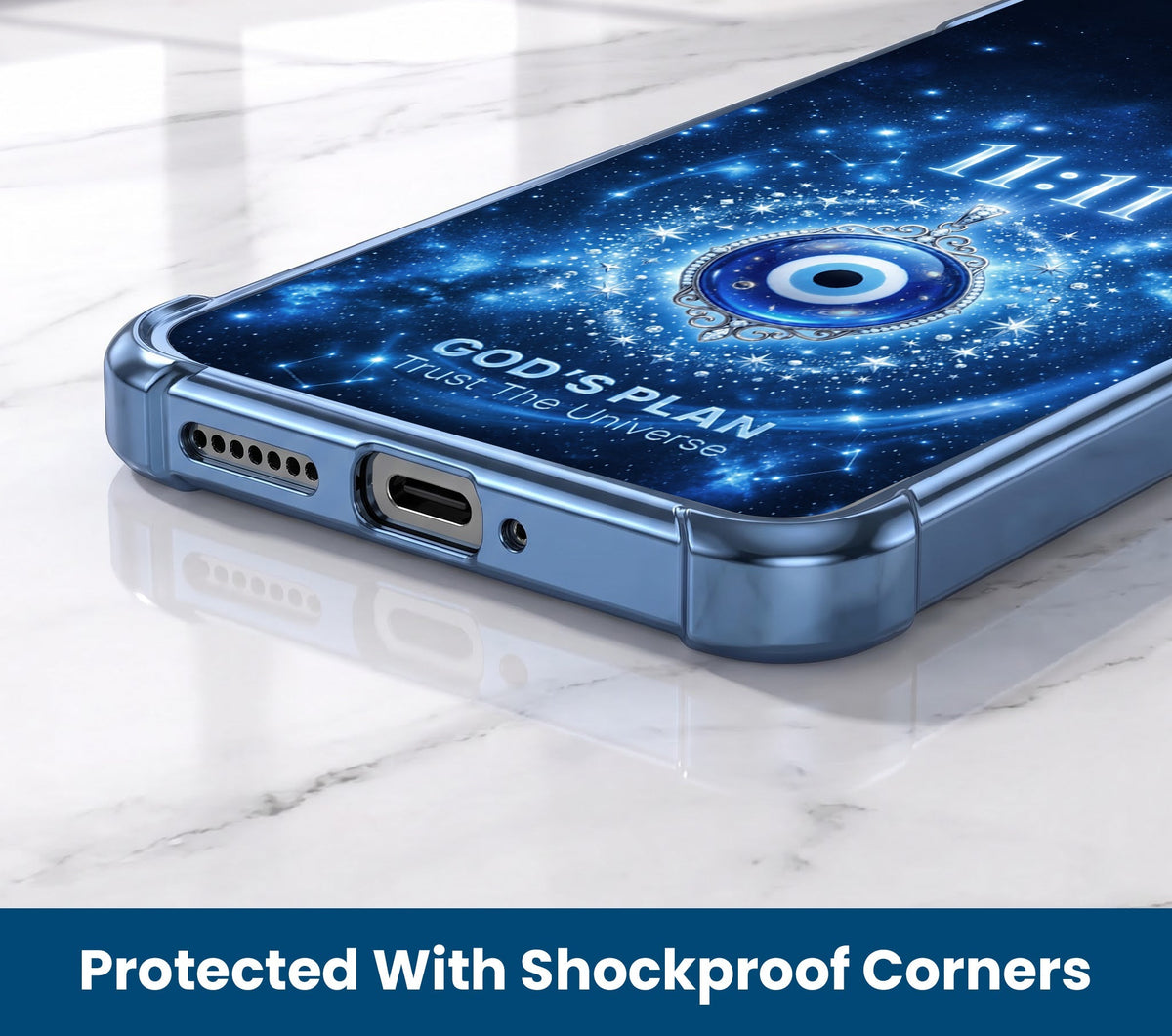 Oppo F31 Pro+ 5G Premium God’s Plan Evil Eye Airbags Printed Back Case