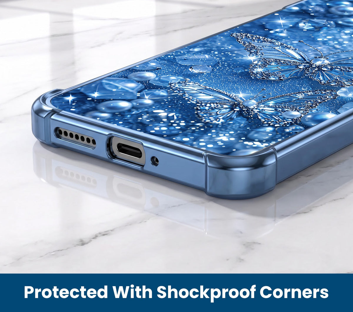 Vivo V60 5G Butterfly Airbags Printed Back Case
