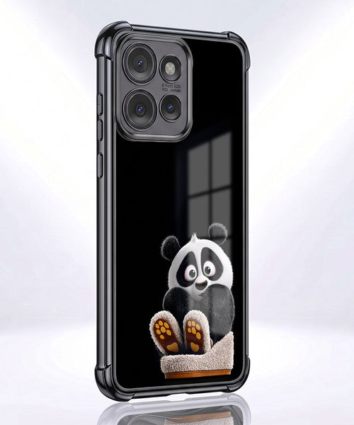 Motorola Edge 50 Neo 5G Cute Panda Airbags Printed Back Case
