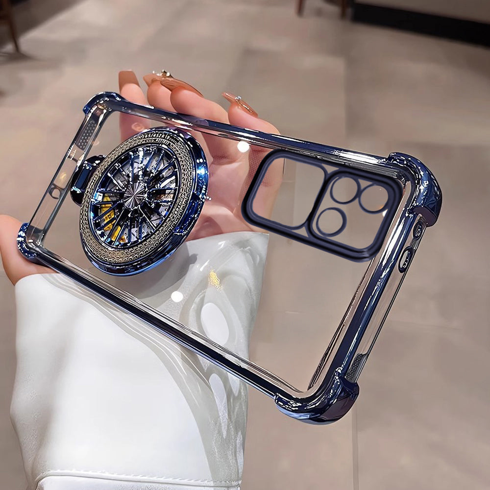 Vivo V30 Pro 5G Premium Stress Buster Wheel Rotating Shockproof Airbags Case