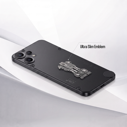 CMF Phone 2 Pro 5G Compatible Satyamev Jayate 3D Metal Emblem Sticker