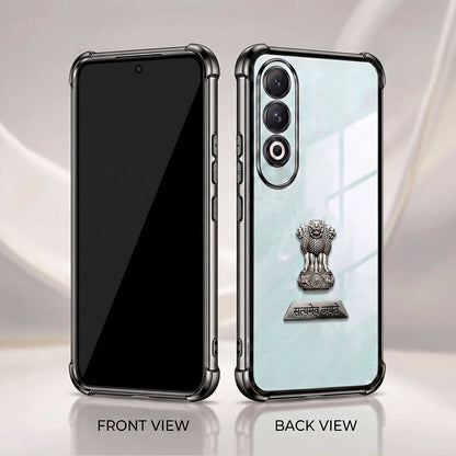 OnePlus Nord CE4 5G Satyamev Jayate 2-in-1 Emblem Transparent Shockproof Airbag Case