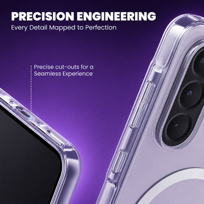 Samsung Galaxy A57 5G Clear Anti-Yellow MagSafe Protective Case
