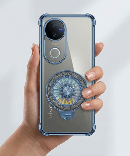 Vivo V50 5G Premium Stress Buster Wheel Rotating Shockproof Airbags Case
