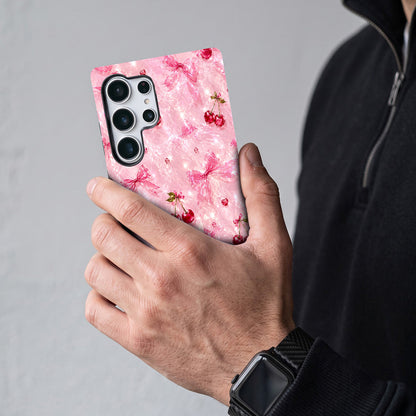 Samsung Galaxy S25 Ultra 5G Pink Cherry Blossom Protective Case