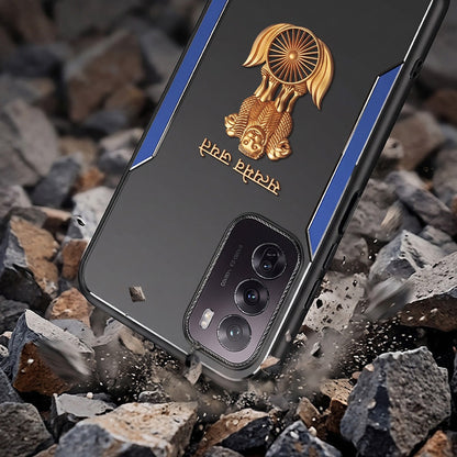 Oppo Reno 12 Pro 5G Satyamev Jayate 3D Metal Aluminium Back Case
