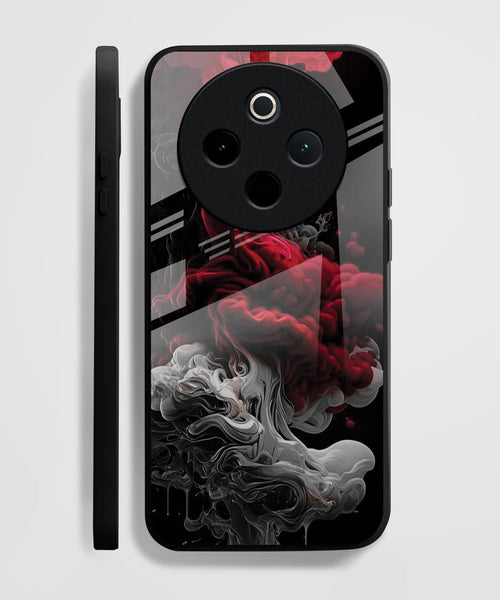 Vivo T4 5G Premium Acrylic Shockproof Glass Back Case (Infernal Drift)