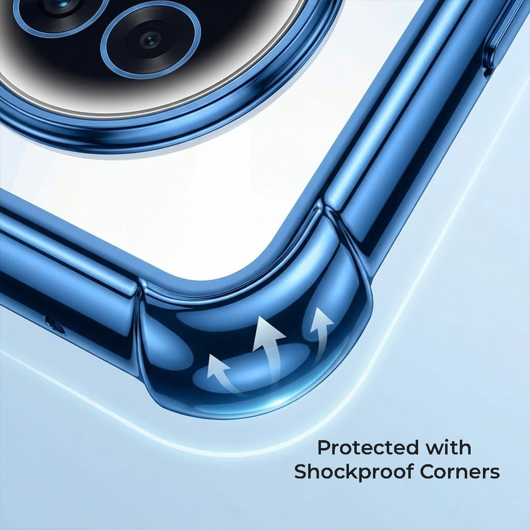 Oppo F31 Pro+ 5G Premium Stress Buster Wheel Rotating Shockproof Airbags Case (Buy 1 Get 1 Free Surprise Cover)