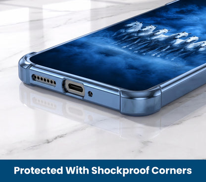 Vivo V60 5G Running Horses Airbags Printed Back Case