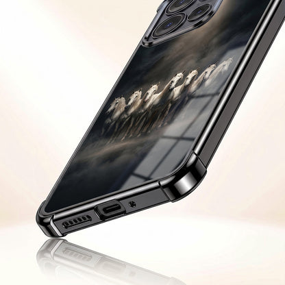 Motorola Edge 50 Neo 5G Running Horses Airbags Printed Back Case