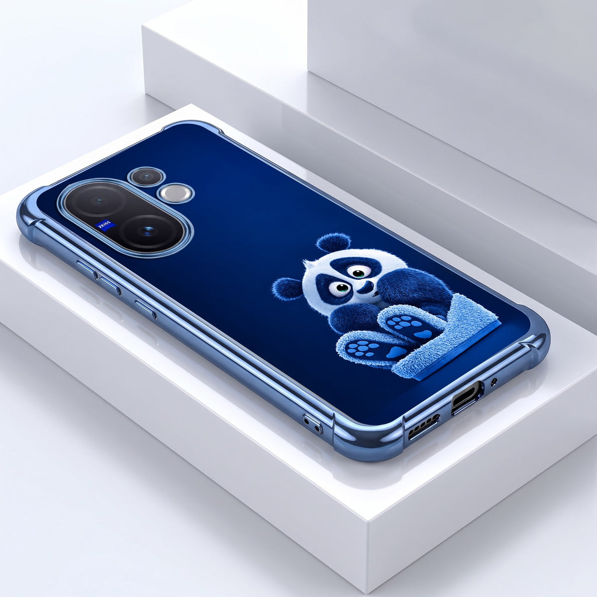 Vivo V60 5G Cute Panda Airbags Printed Back Case