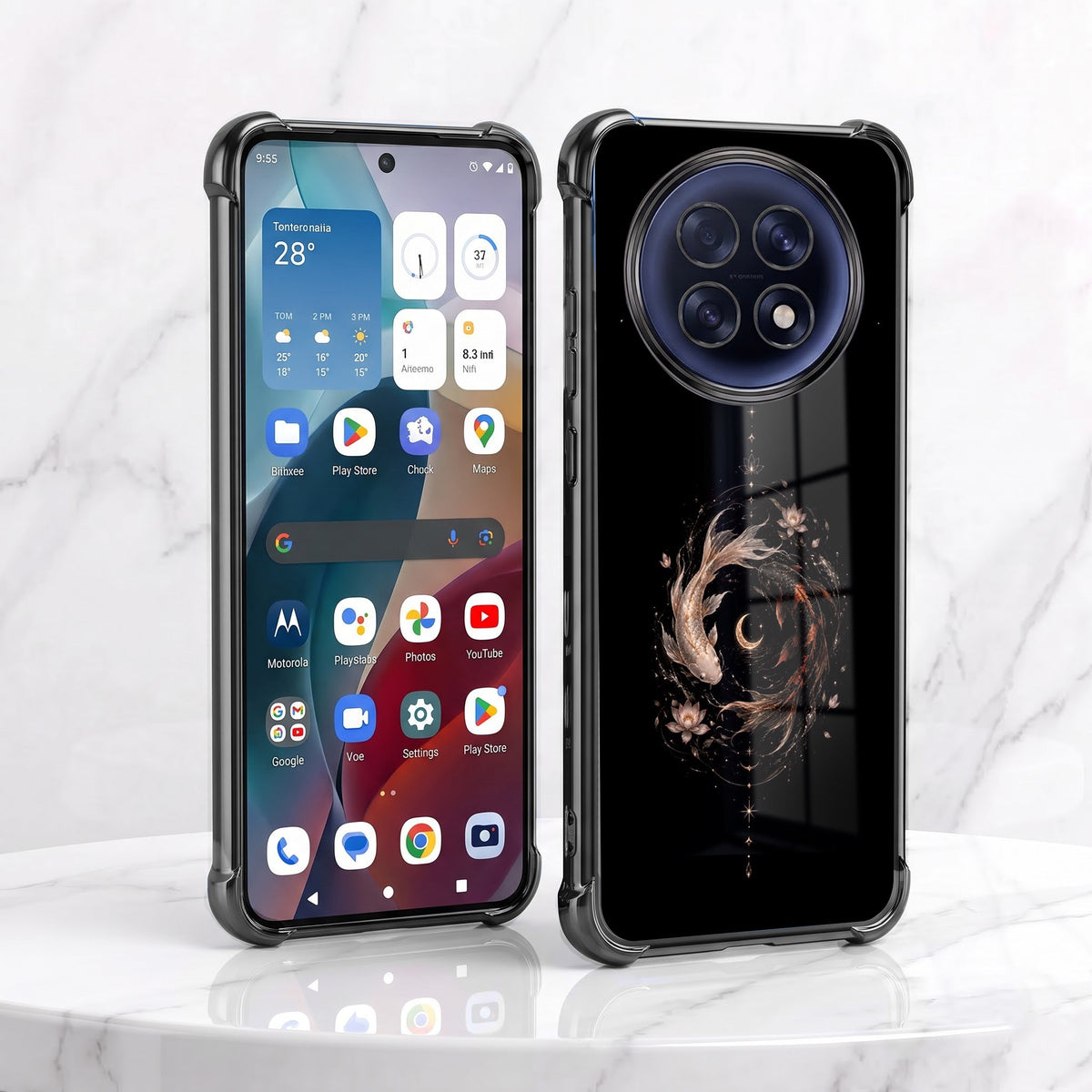 Oppo F31 Pro+ 5G Celestial Koi Airbags Printed Back Case