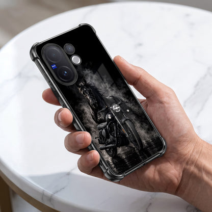 Vivo V60 5G Bike Rider Airbags Printed Back Case