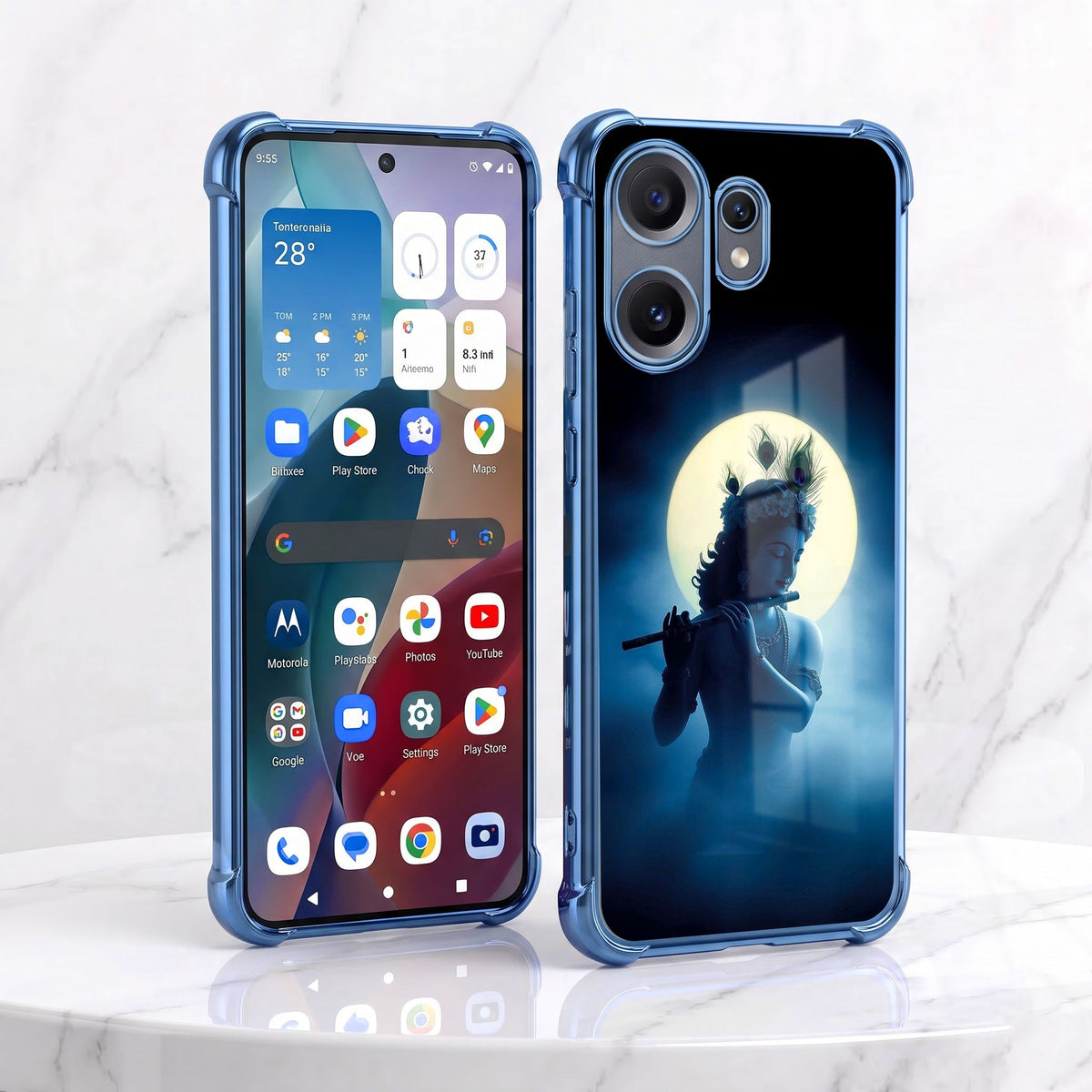 Nothing Phone 2 Pro 5G Midnight Krishna Airbags Printed Back Case