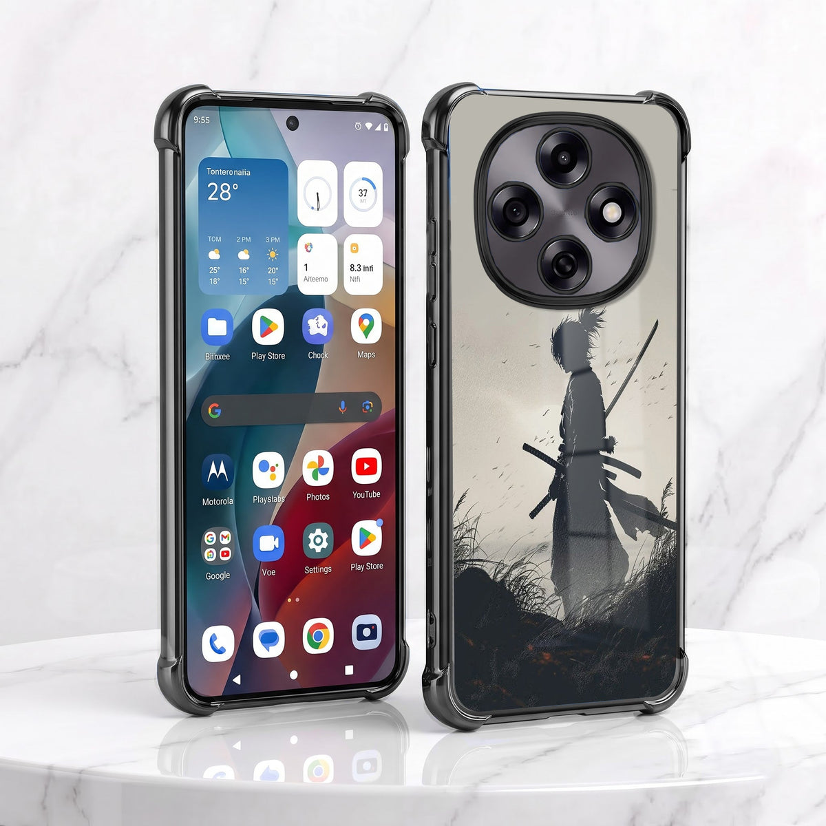 Oppo F31 Pro 5G Shadow Samurai Airbags Printed Back Case